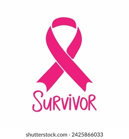 I Wear Pink Ribbon, Breast Cancer, Cancer Survivor, Pink Ribbon, Inspirational Sayings, Vector Files for Cricut, Cut Files, Cancer awareness