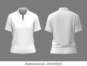 wear polo shirt mockup illustration 