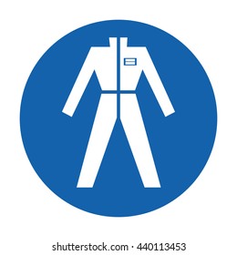 Wear Protective Clothing Safety Sign