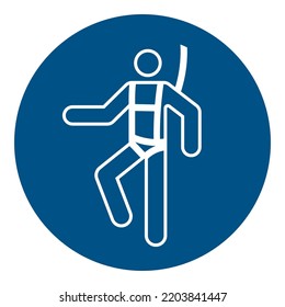 Wear a safety harness
To signify that a safety harness must be worn
Falling from a height