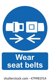 Wear seat belts sign