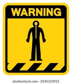 Wear Thermal Suit Warning Sign, Vector Illustration, Isolate On White Background Label.EPS10