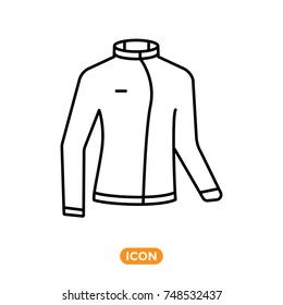 Wear Vector Icon. Jacket Symbol