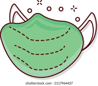 wear Vector illustration on a transparent background. Premium quality symmbols. Vector line flat icons for concept and graphic design. 