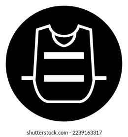 Wear Vest Symbol Sign,Vector Illustration, Isolated On White Background Label. EPS10 