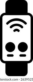 Wearable Device Semi Solid Icon Design