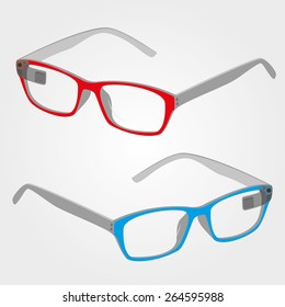wearable electronics color smart glasses with display  eps10