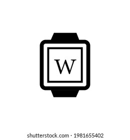 Icono de uso. Icono de reloj inteligente. Con el concepto de confort. Se puede usar con fines publicitarios. Se puede usar para aplicaciones. EPS vectorial 10.