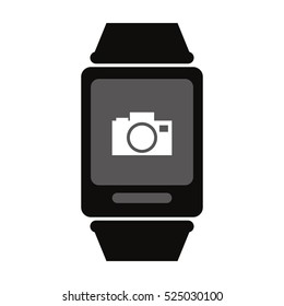 Wearable smart technology icon vector illustration graphic design