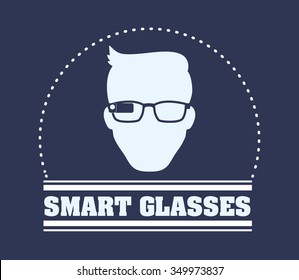 Wearable technology concept with gadget design, vector illustration 10 eps graphic.