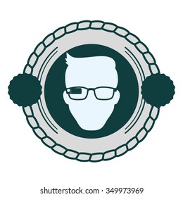 Wearable technology concept with gadget design, vector illustration 10 eps graphic.