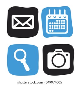 Wearable technology concept with gadget design, vector illustration 10 eps graphic.