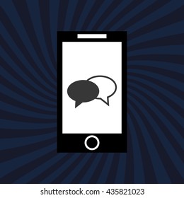 Wearable technology design. Gadget icon. Flat illustration, vector