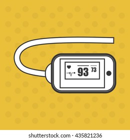 Wearable technology design. Gadget icon. Flat illustration, vector