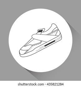 Wearable technology design. Gadget icon. Flat illustration, vector