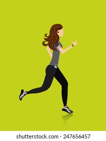 wearable technology design, vector illustration eps10 graphic