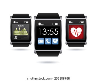 wearable technology design, vector illustration eps10 graphic 