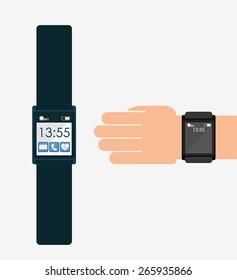 wearable technology design, vector illustration eps10 graphic 