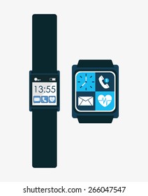 wearable technology design, vector illustration eps10 graphic 