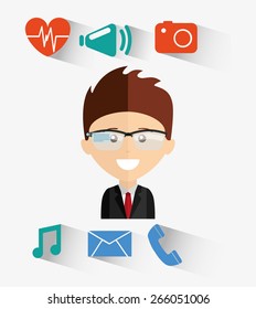 wearable technology design, vector illustration eps10 graphic 