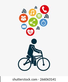 wearable technology design, vector illustration eps10 graphic 