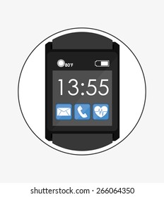wearable technology design, vector illustration eps10 graphic 