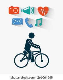 wearable technology design, vector illustration eps10 graphic 