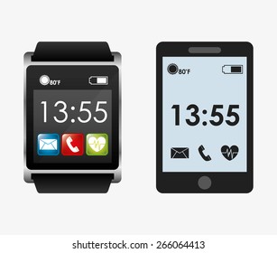 wearable technology design, vector illustration eps10 graphic 