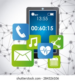 wearable technology design, vector illustration eps10 graphic 