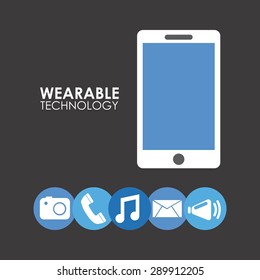 wearable technology design, vector illustration eps10 graphic 