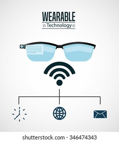 wearable technology design, vector illustration eps10 graphic 