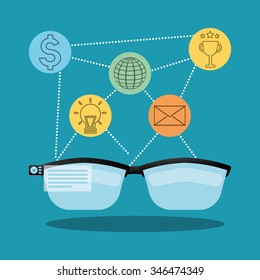 wearable technology design, vector illustration eps10 graphic 