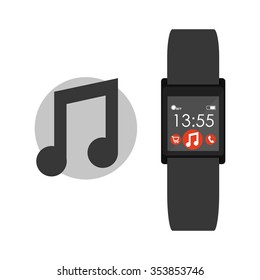 wearable technology design, vector illustration eps10 graphic 