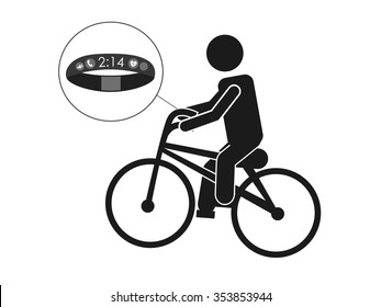wearable technology design, vector illustration eps10 graphic 