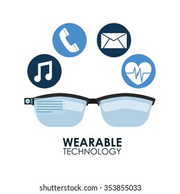 wearable technology design, vector illustration eps10 graphic 