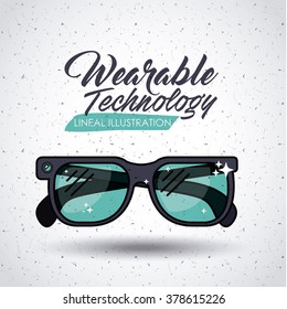 wearable technology design, vector illustration eps10 graphic 