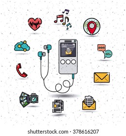 wearable technology design, vector illustration eps10 graphic 