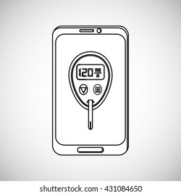 Wearable technology design. wireless icon. Flat illustration  , vector