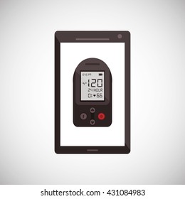 Wearable technology design. wireless icon. Flat illustration  , vector
