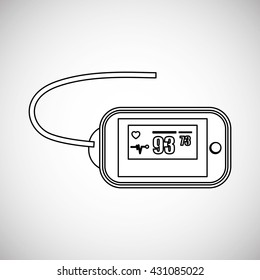 Wearable technology design. wireless icon. Flat illustration  , vector