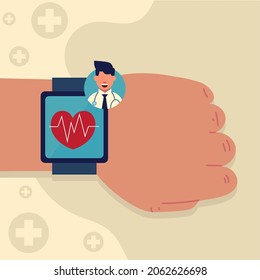 Wearable Technology Health Monitor And Doctor