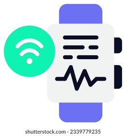 Wearable Technology Icon kann für uiux, Infografik usw. verwendet werden