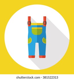 wearing pants flat icon