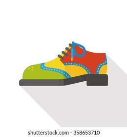 wearing shoes flat icon