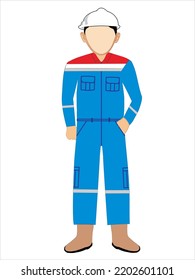 Wearpack For Worker. Coverall For Project Worker. 