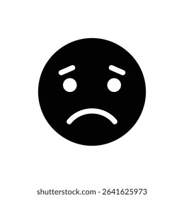 Weary Face with Sadness Expression Icon