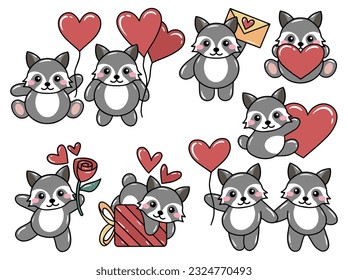Weasel Cartoon Cute Animal Illustration