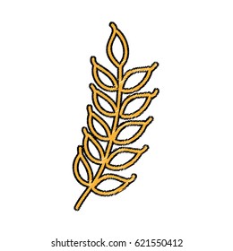weath leafs isolated icon