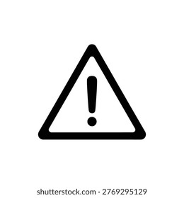 weather alert icon black triangle warning symbol vector