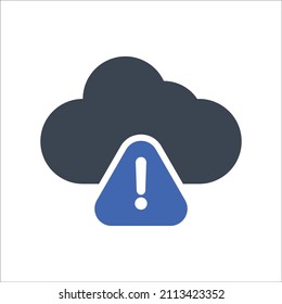 Weather Alert Icon, Vector Graphics